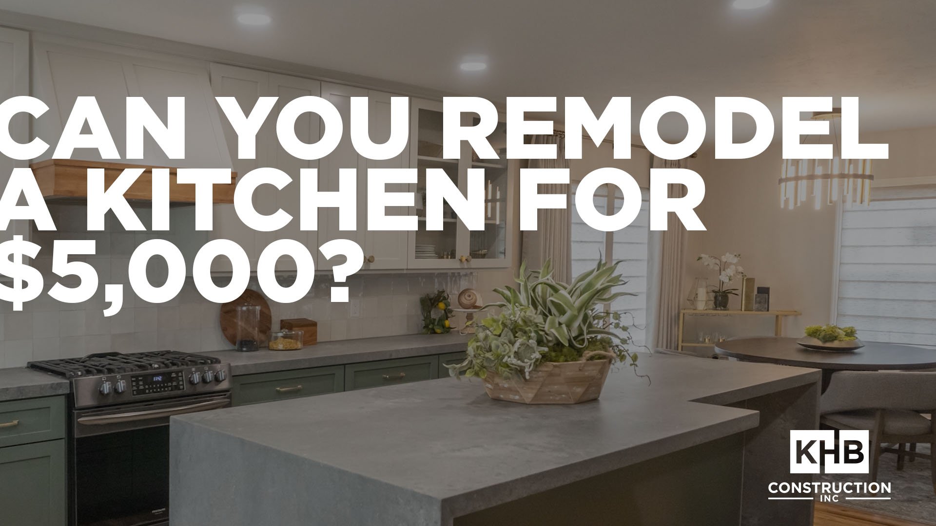 Can You Remodel A Kitchen for 5000 dollars?