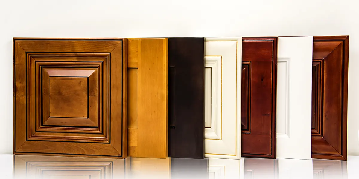 Different styles of cabinet doors