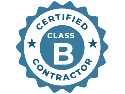 Certified Class B Contractor emblem