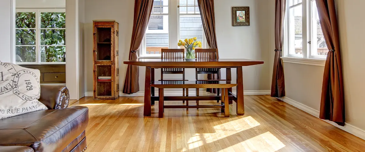 beautiful wood floor home