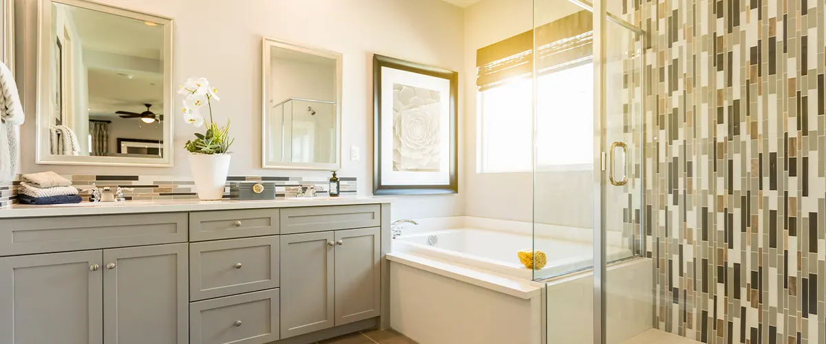 tub and shower bathroom