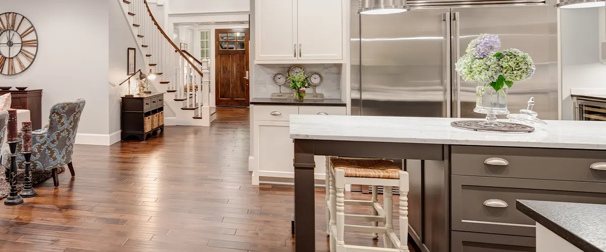 kitchen hardwood flooring