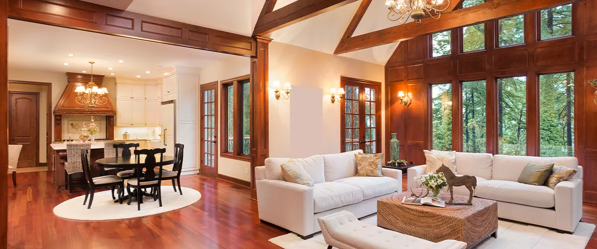 sunroom attached to dining room