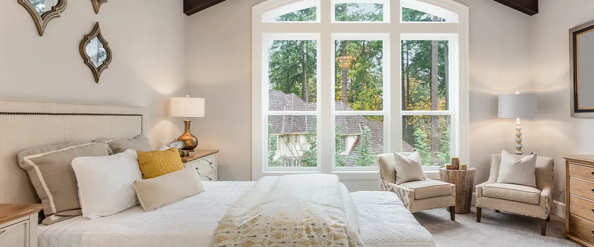 bedroom in ranch home