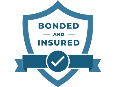 KHB Construction - bonded insured white logo certification