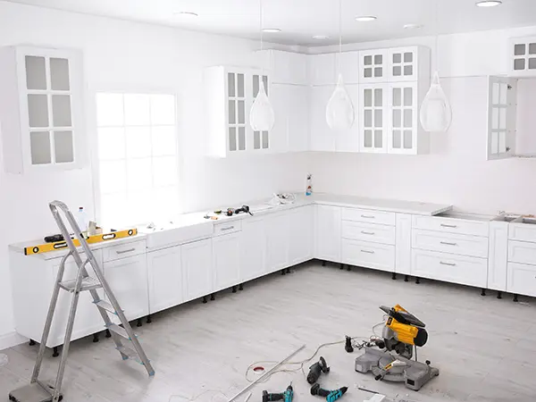 A clean kitchen space after a remodel