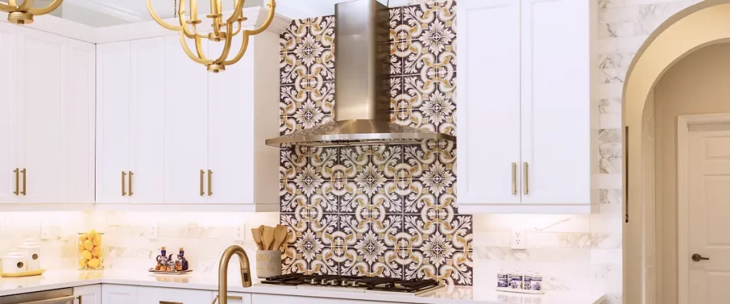 Mosaic Kitchen Tiles Installed in California