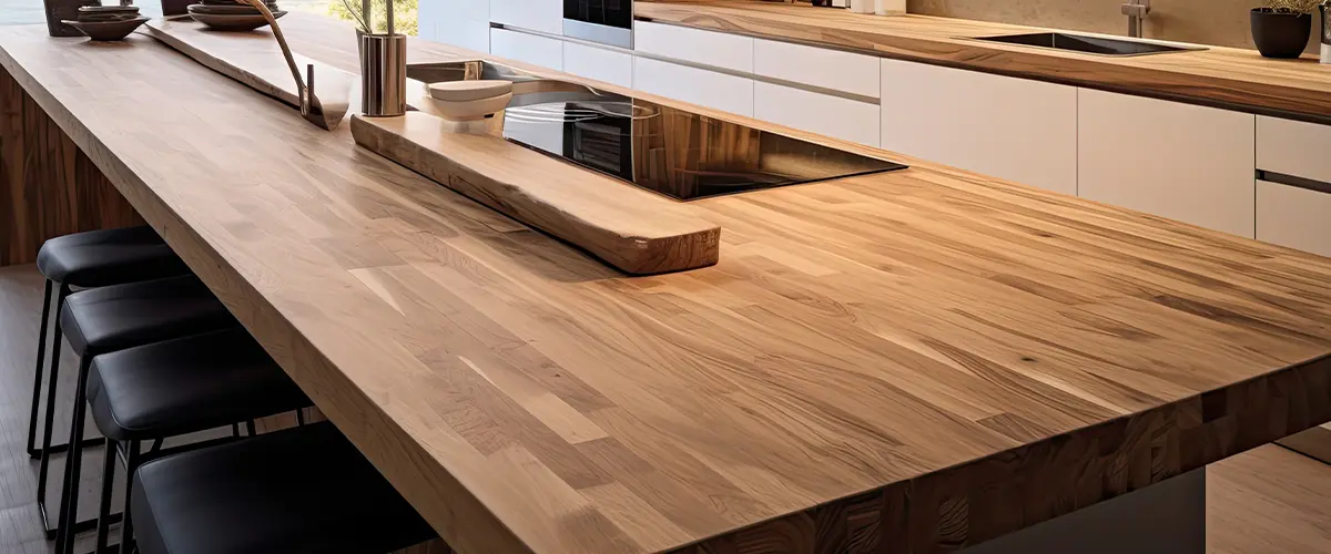 Kitchen Island With Butcher Block Countertops