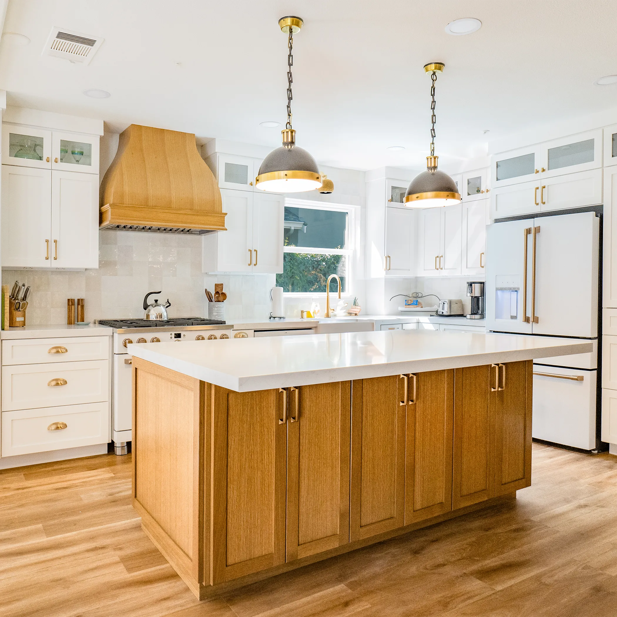 This is the after for a before and after gorgeous kitchen remodel