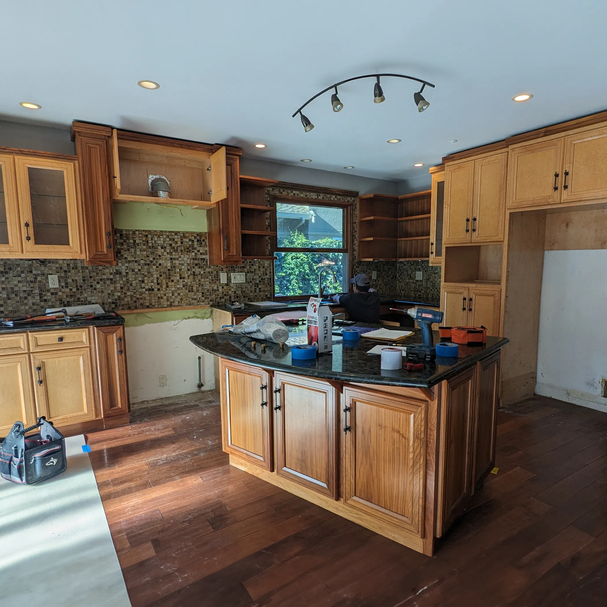 This is the before for a before and after gorgeous kitchen remodel