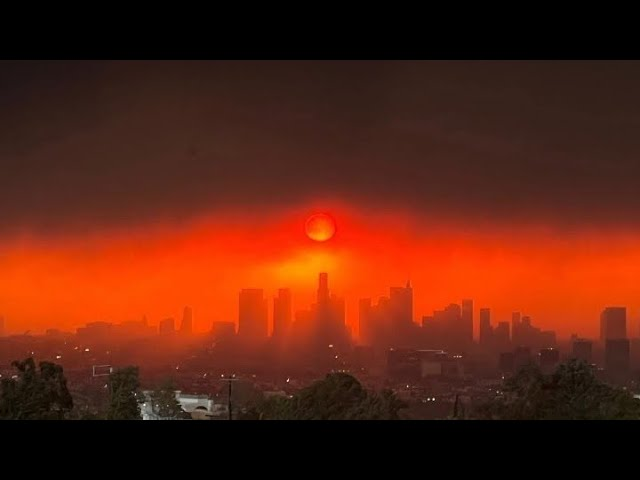 Shot of the LA Fires from World's Big Five