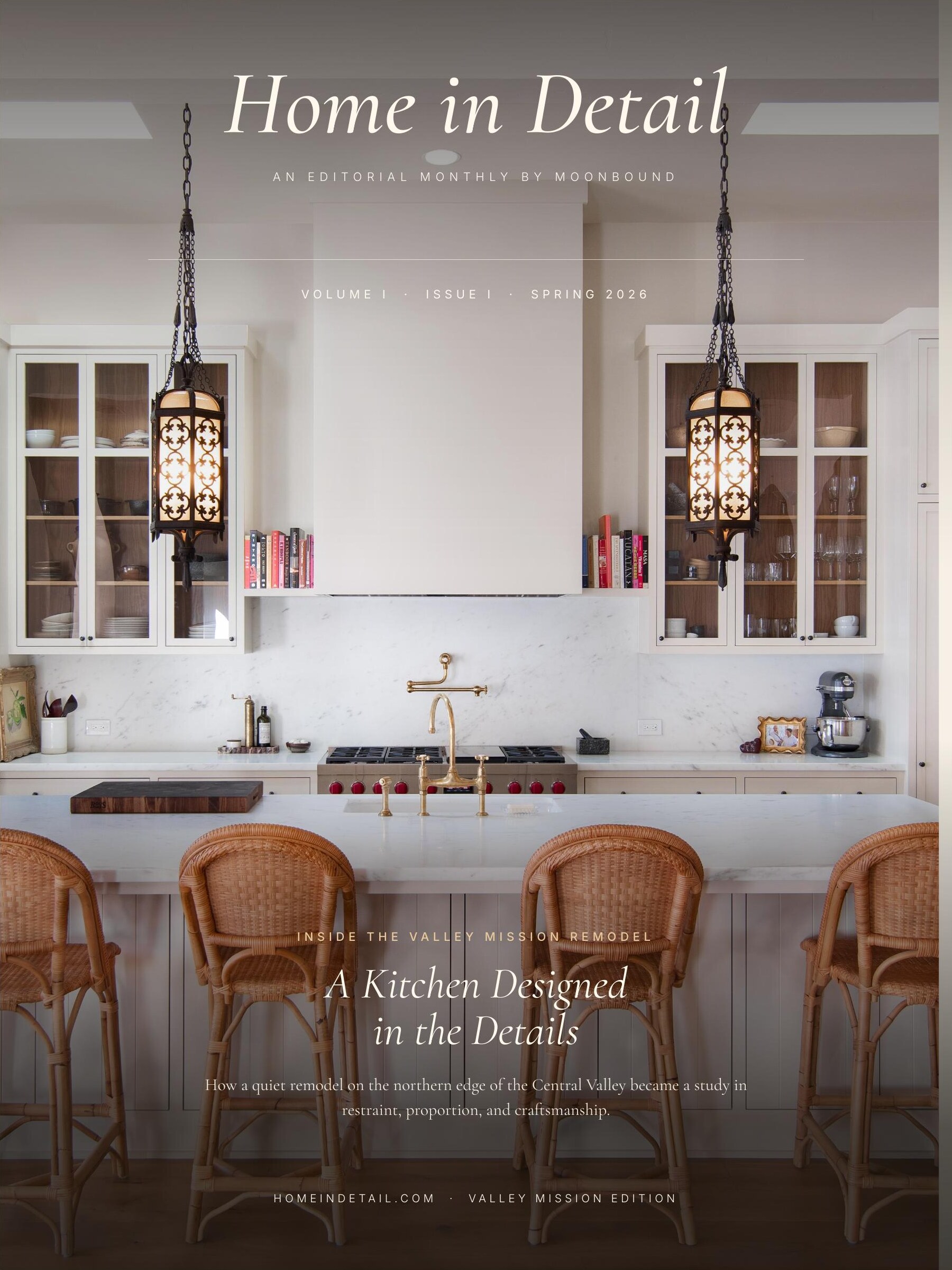Home in Detail magazine cover, Volume I Issue I
